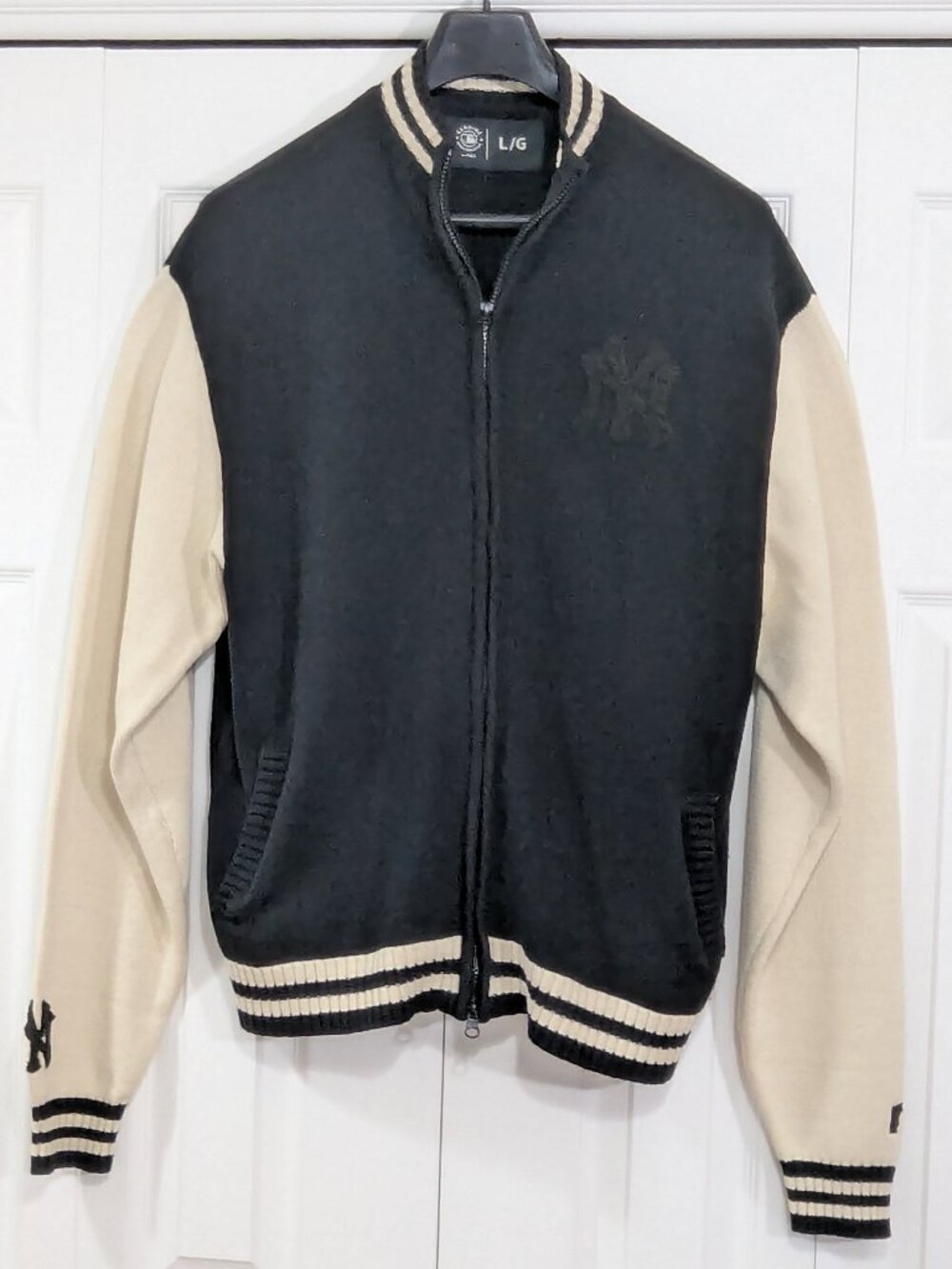 New York Yankees Men's Full-zip Varsity Knit Jacket